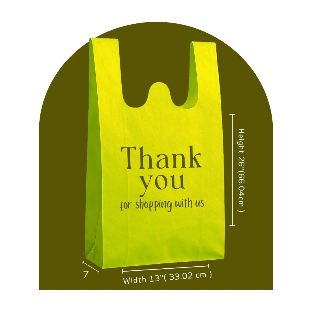 W Cut Non Woven Bags (Thank you)