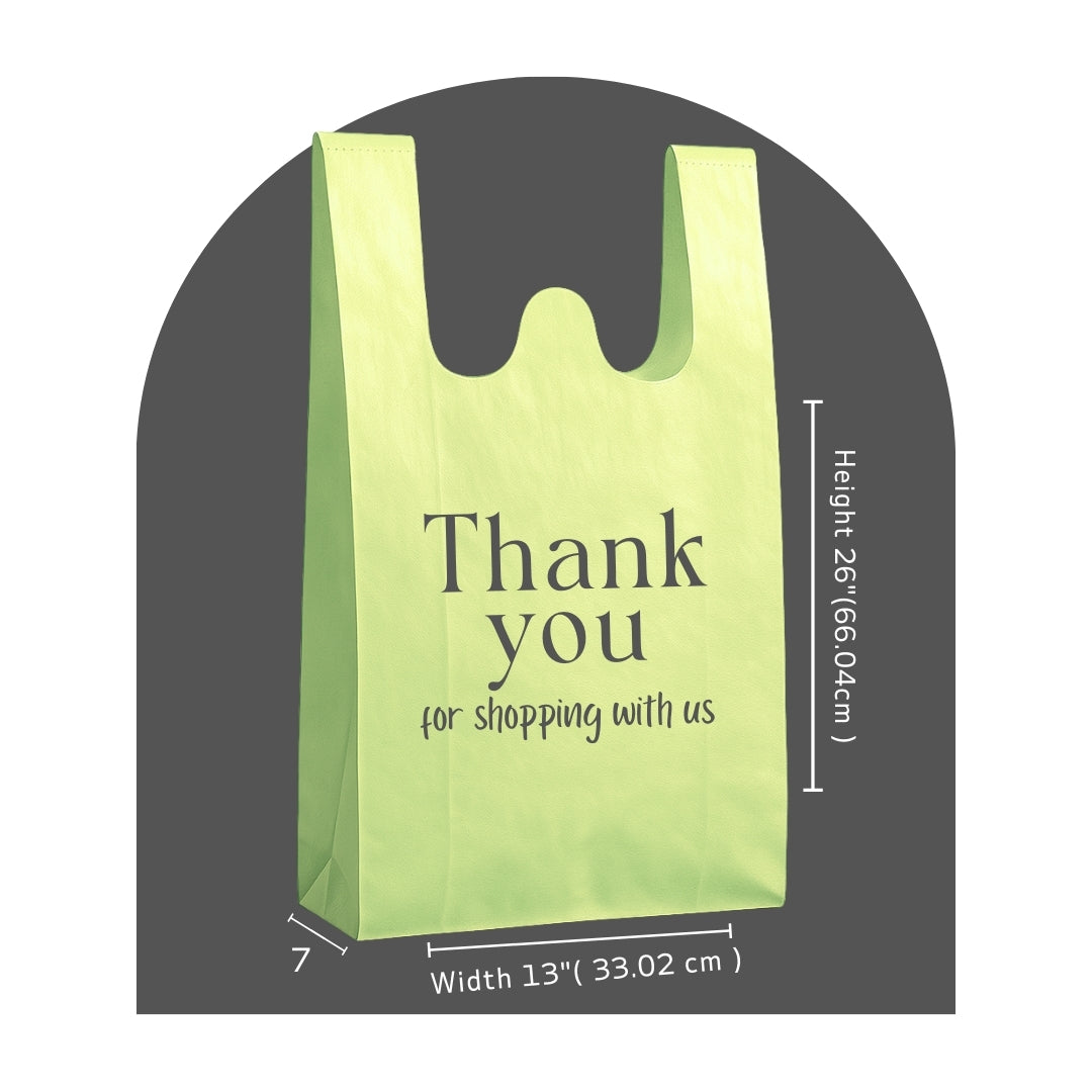 W Cut Non Woven Bags (Thank you)
