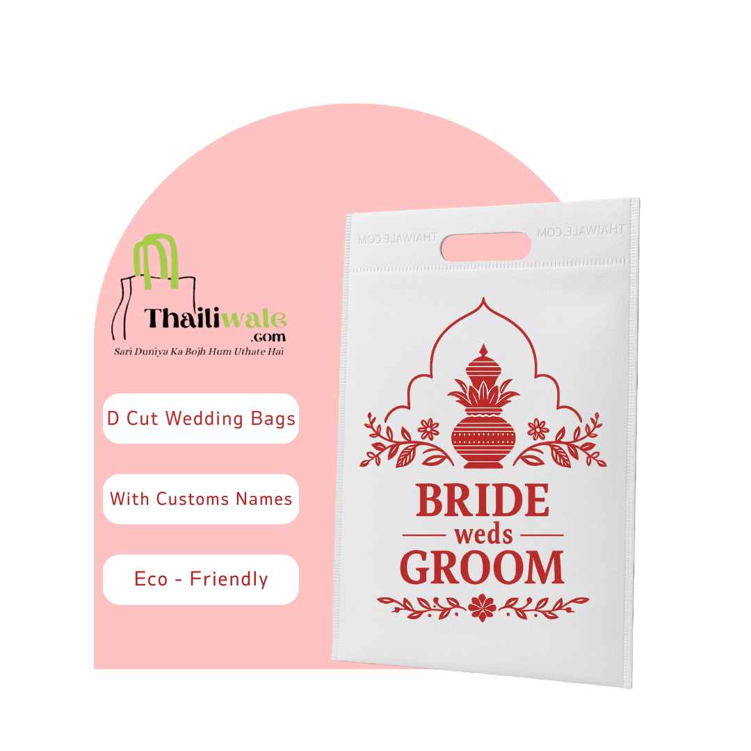 D Cut Wedding Bags