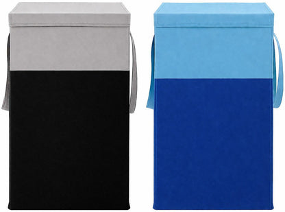 Grey, Black, Light Blue & Dark Blue
