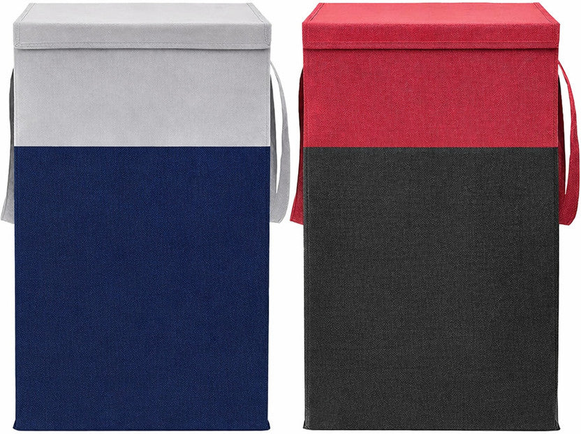 Grey, Blue, Red & Black