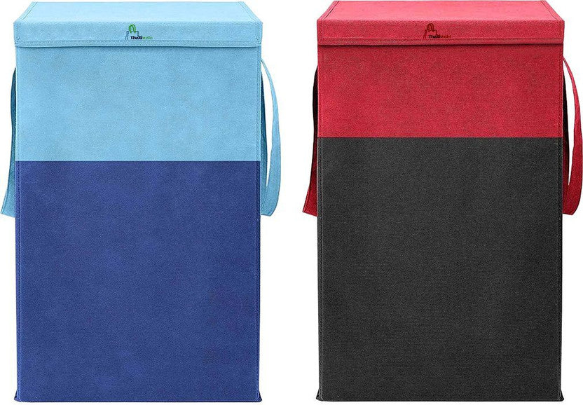 Red, Black, Light Blue & Dark Blue