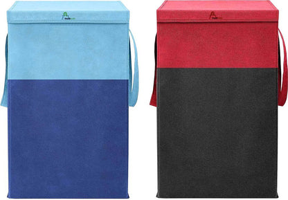 Red, Black, Light Blue & Dark Blue