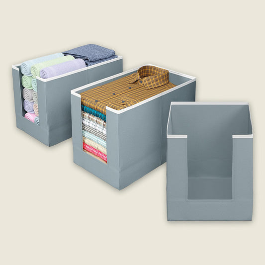 Thailiwale Shirt Stacker Organizer - Grey