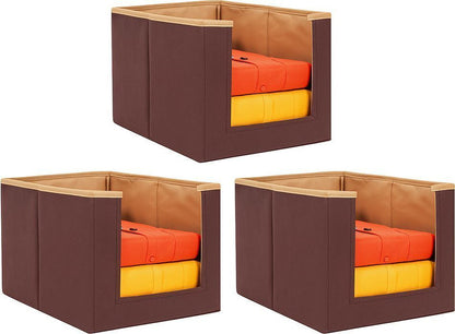 Shirt Stacker Organizer - Beige & Brown