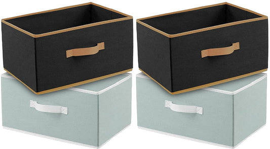 Fabric Storage Box - Grey